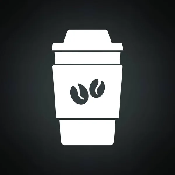 Икона Чашки Кофе Плоский Дизайн Eps — стоковый вектор