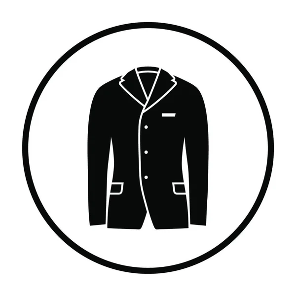 Jacket Icon Simple Illustration Clothes Vector Symbol Editable Stroke — Stock Vector