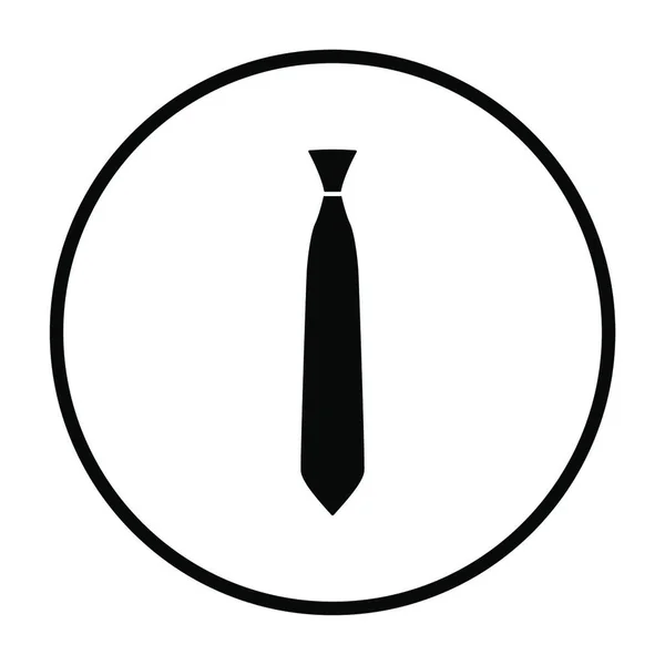 Nyakkendő Ikon Egyszerű Illusztráció Nyakkendő Vektor Ikonok Web — Stock Vector