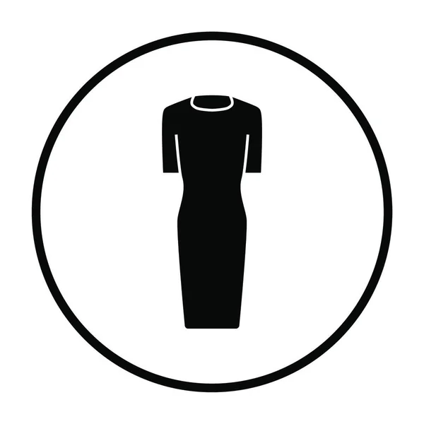 Icône Robe Illustration Simple Symbole Vectoriel Vêtements Pour Web — Image vectorielle