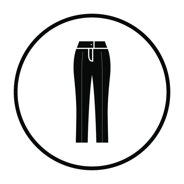 Значок Штанів Проста Ілюстрація Одягу Векторний Символ Інтернету — стоковий вектор