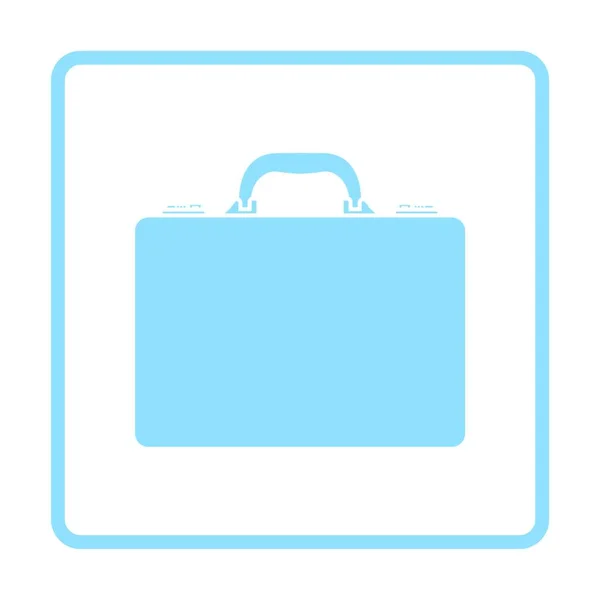 Aktentaschensymbol Flache Abbildung Von Koffervektorsymbolen Für Das Web — Stockvektor