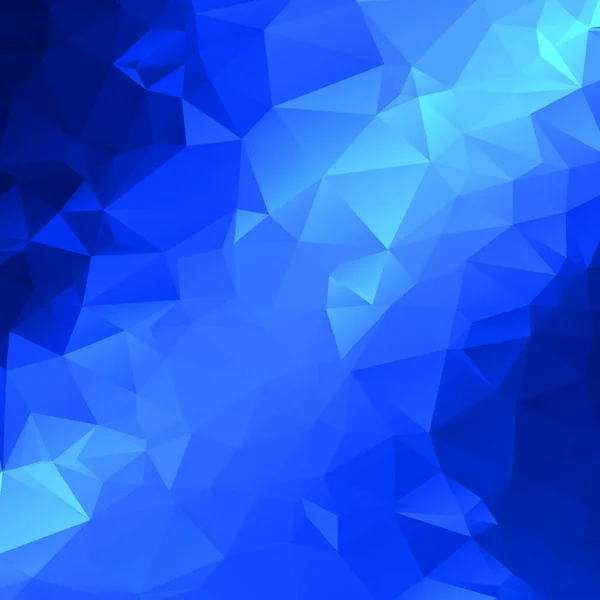 Fondo Mosaico Poligonal Azul Plantillas Diseño Creativo — Archivo Imágenes Vectoriales