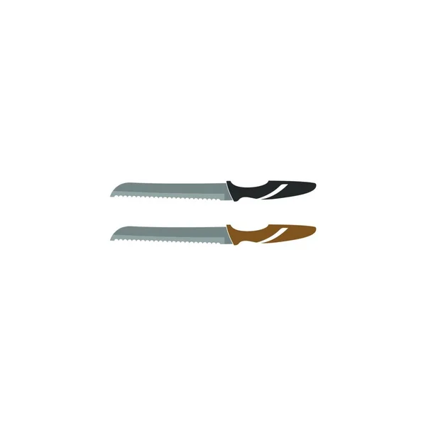 Значок Ножа Плоская Иллюстрация Векторных Иконок Кухонных Инструментов Паутины — стоковый вектор