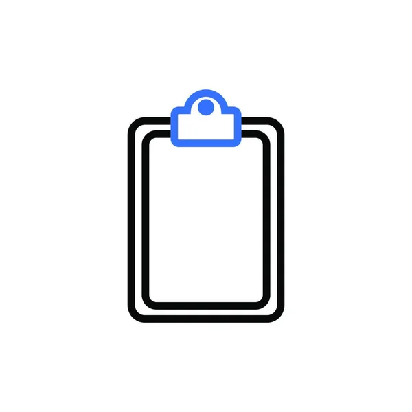 Clipboard Icon Vektor Isoliert Auf Weißem Hintergrund Für Ihr Web — Stockvektor