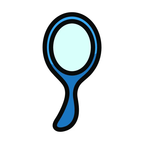 Mirror Web Icon Simple Illustration — Stock Vector