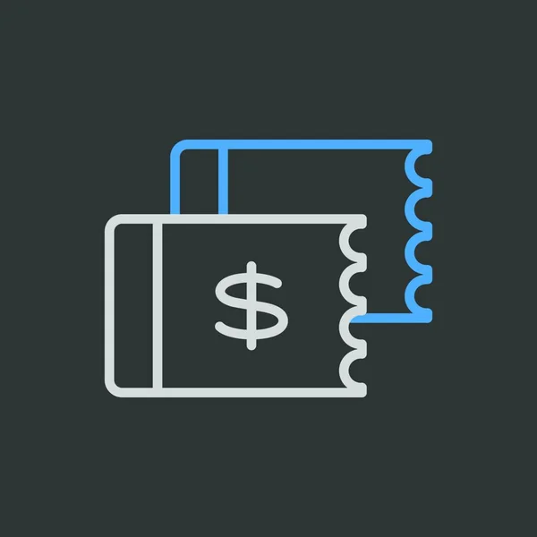 Geld Pictogram Vector Illustratie — Stockvector