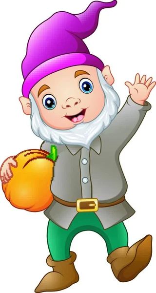 矢量图的可爱花园 Gnome — 图库矢量图片