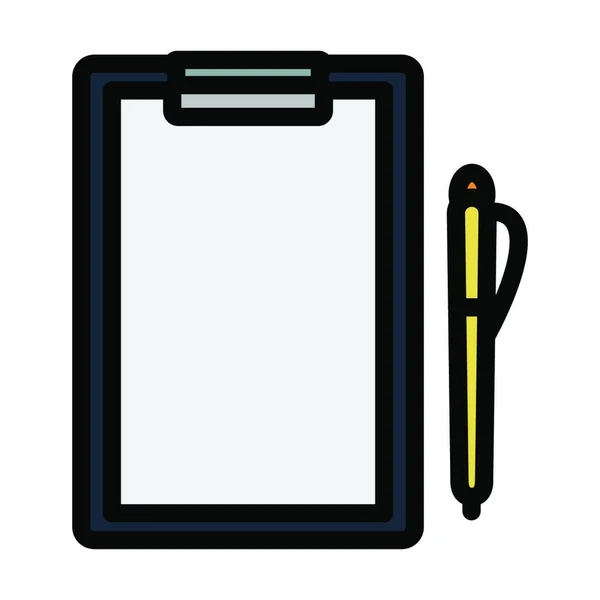 Clipboard Web Icon Simple Illustration — Stock Vector