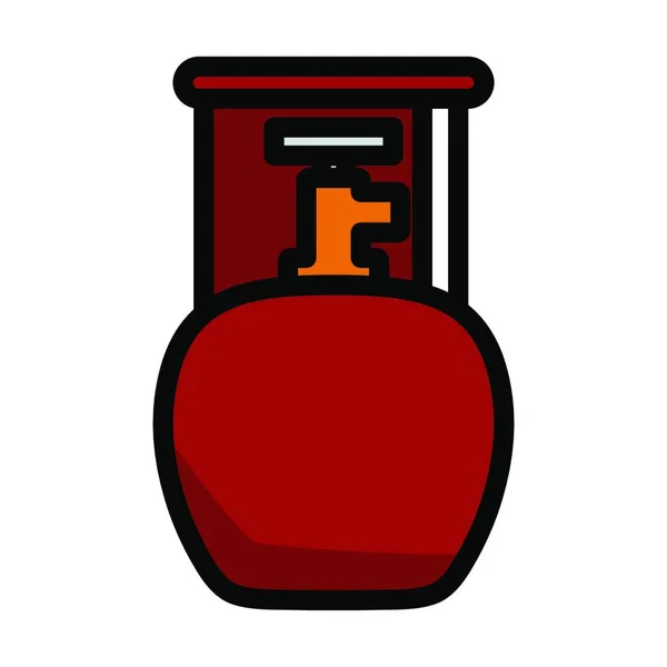 Flask Icon Vector Illustration — Stock Vector