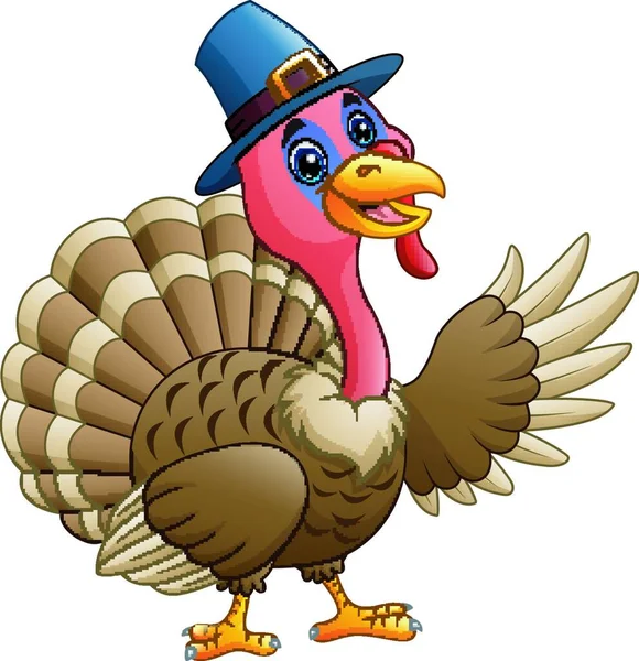 Vector Illustration Happy Thanksgiving Day — Stock Vector