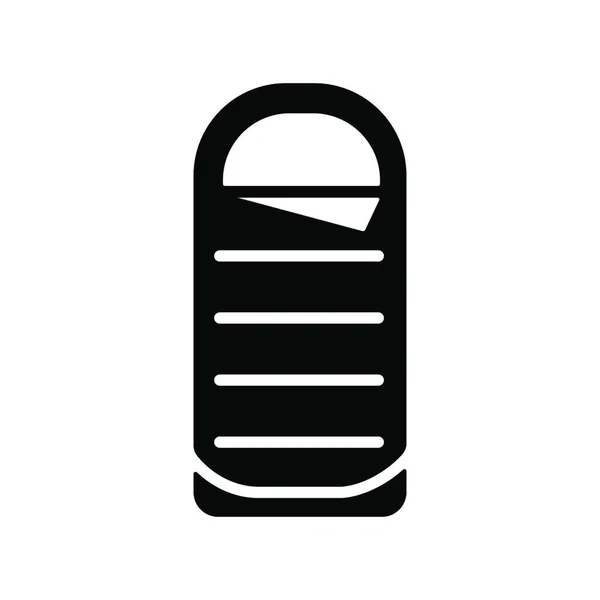 Значок Векторного Мешка Кемпинга Мбаппе Пешеходный Знак Графический Символ Путешествий — стоковый вектор