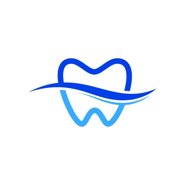 Plantilla Logotipo Clínica Dental Dental Care Logo Designs Vector Health — Vector de stock