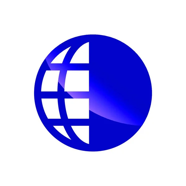 Vektor Jord Och Blad Logotyp Kombination Planet Och Eko Symbol — Stock vektor