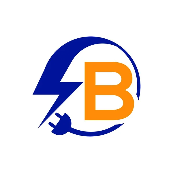 Elektrizität Logo Vorlage Beleuchtung Blitz Zeichen Symbol Power Energy Logo — Stockvektor