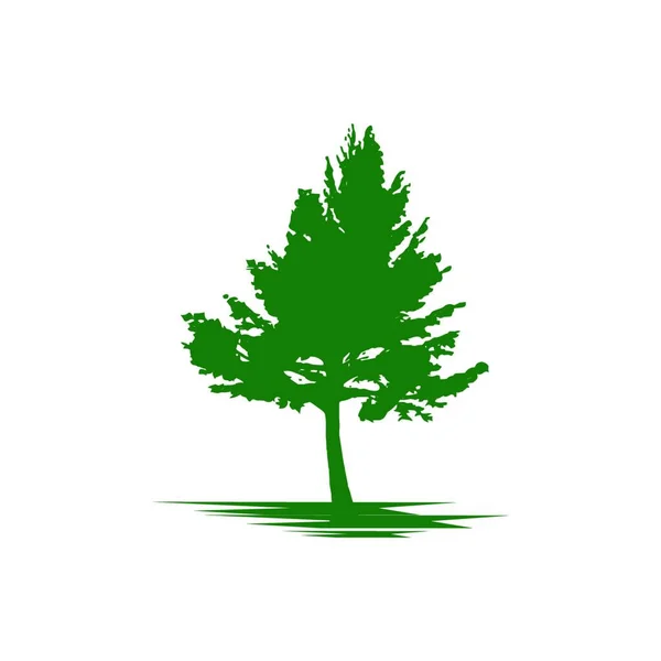 Ağaç Logosu Doğa Ikonu Tasarımı Oaktree Logosu Illüstrasyonlu Ağaç Vektör — Stok Vektör