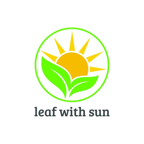 Sonne Solarenergie Logo Symbol Vektorvorlage Abstrakte Sonne Logo — Stockvektor