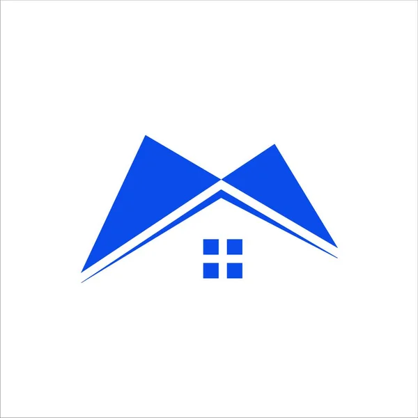 Шаблон Векторного Логотипа Недвижимости Дизайн Логотипа Здания Логотип Объекта Недвижимости — стоковый вектор