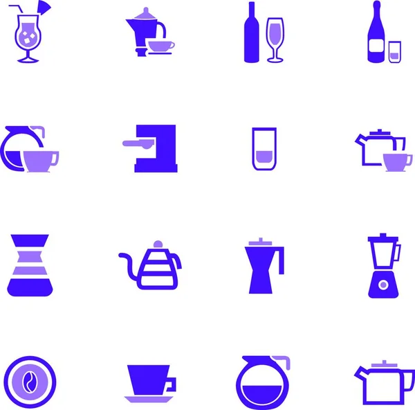 Conjunto Iconos Vectoriales Para Web Móvil — Archivo Imágenes Vectoriales