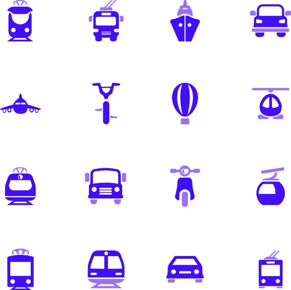 Icônes Vectorielles Aéroport Pour Conception Interface Utilisateur — Image vectorielle