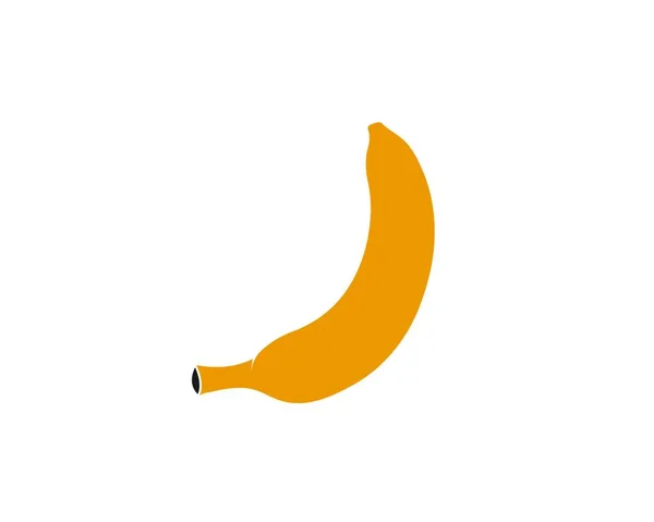 Бананова Ікона Ізометричність Помаранчевих Фруктів Векторні Ілюстрації Ізольовані Білому Фоні — стоковий вектор