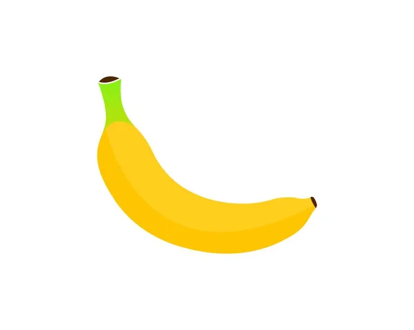 Bananensymbol Isometrisch Der Gelben Reifen Bananen Vektor Illustration Isoliert Auf — Stockvektor