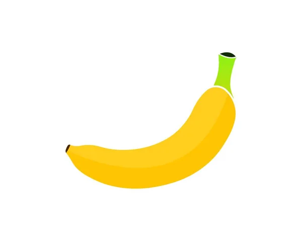 Banaan Icoon Platte Illustratie Van Gele Peper Vector Logo Geïsoleerd — Stockvector