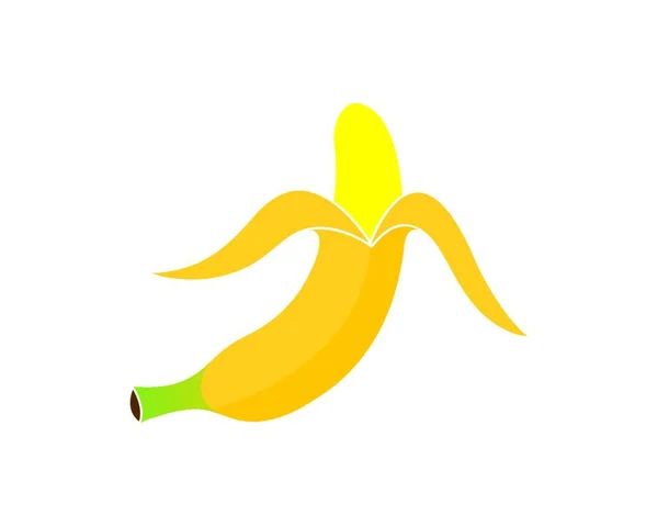 Banaan Pictogram Vector Illustratie — Stockvector