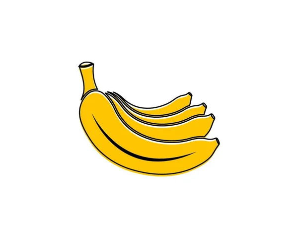 바나나 아이콘 일러스트 — 스톡 벡터