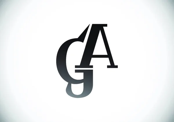 Initial Letter Logotyp Design Vektor Mall Grafiska Alfabetet Symbol För — Stock vektor