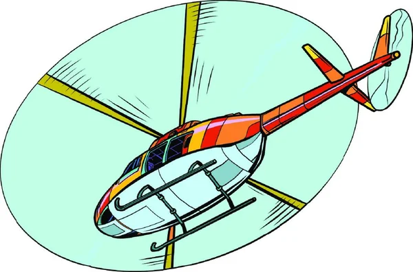 Διανυσματική Απεικόνιση Ιπτάμενου Αεροπλάνου Κινουμένων Σχεδίων — Διανυσματικό Αρχείο