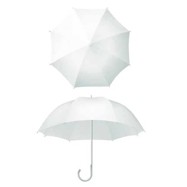 Regenschirm Isoliert Auf Weißem Hintergrund — Stockvektor