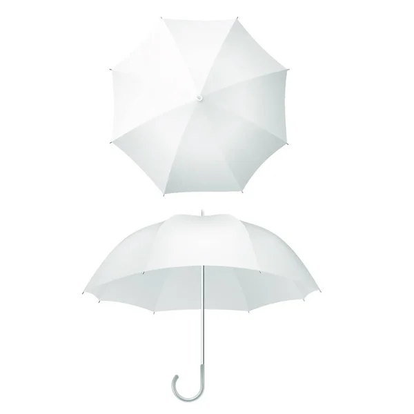 Guarda Chuva Isolado Fundo Branco —  Vetores de Stock