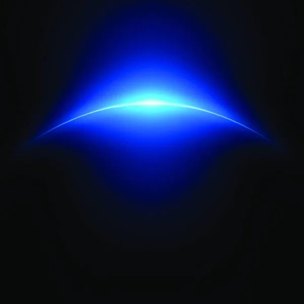 Fond Abstrait Bleu Avec Des Particules Lumineuses Illustration Vectorielle — Image vectorielle