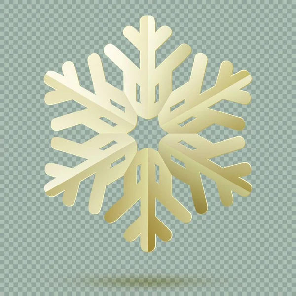 Weihnachten Schneeflocke Vektor Illustration — Stockvektor