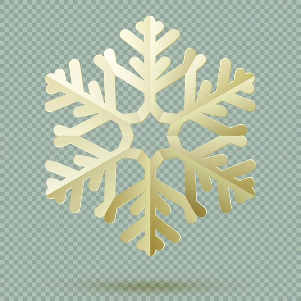 Векторная Иллюстрация Рождественской Снежинки — стоковый вектор