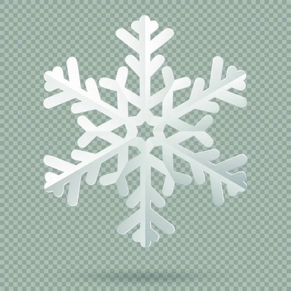 Εικονίδιο Νιφάδας Χιονιού Εικονογράφηση Διανύσματος — Διανυσματικό Αρχείο