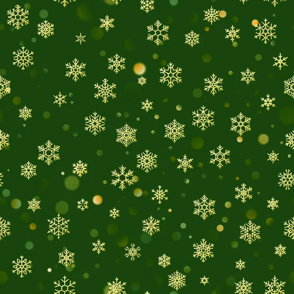 Fondo Navidad Con Copos Nieve Ilustración Vectorial — Archivo Imágenes Vectoriales