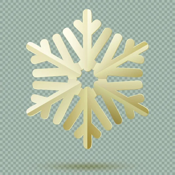 Рождество Новый Год Фон Снежинками Векторная Иллюстрация — стоковый вектор