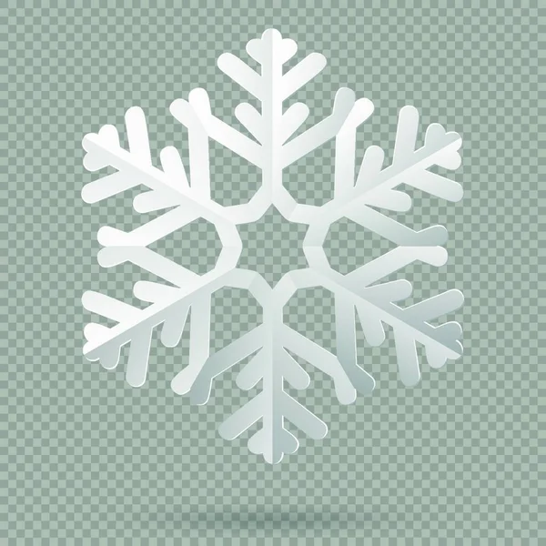 Schneeflockensymbol Vektorillustration — Stockvektor