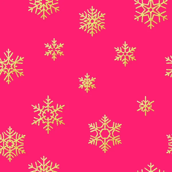 Motif Sans Couture Avec Des Flocons Neige Noël Illustration Vectorielle — Image vectorielle