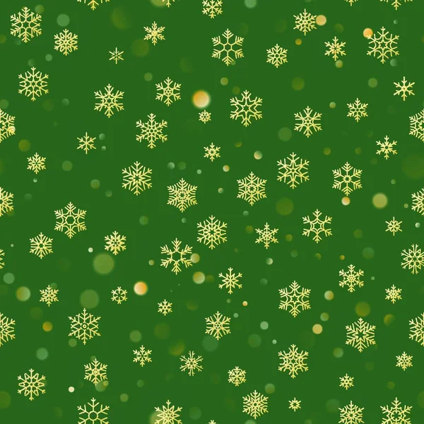 Fondo Navidad Con Copos Nieve Ilustración Vectorial — Archivo Imágenes Vectoriales