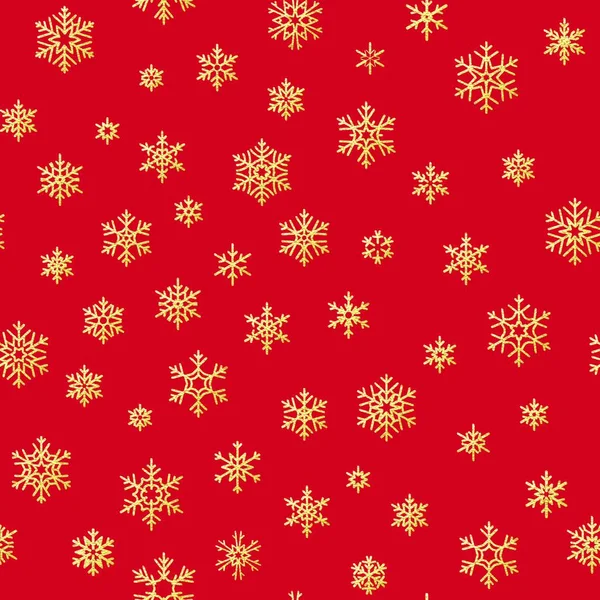 Fond Noël Avec Flocons Neige Illustration Vectorielle — Image vectorielle