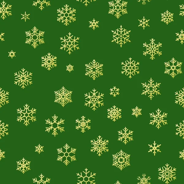 Motif Sans Couture Avec Des Flocons Neige Noël Illustration Vectorielle — Image vectorielle