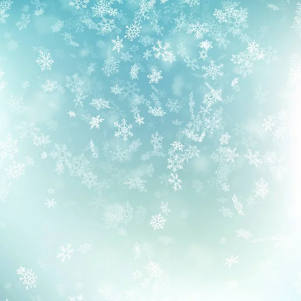 Χριστούγεννα Αφηρημένη Φόντο Νιφάδες Χιονιού — Διανυσματικό Αρχείο