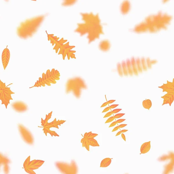 Herbst Blätter Muster Hintergrund — Stockvektor