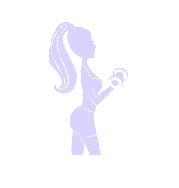 Femme Enceinte Avec Une Icône Coeur Style Design Plat — Image vectorielle