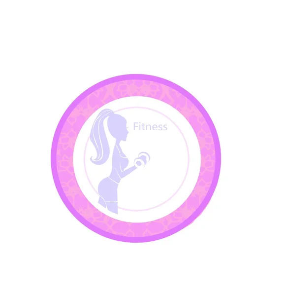 Schwangere Mit Der Handgezeichneten Vektorillustration Ihres Babys — Stockvektor