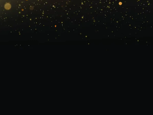 Fondo Abstracto Estrellas Que Caen Negro — Vector de stock