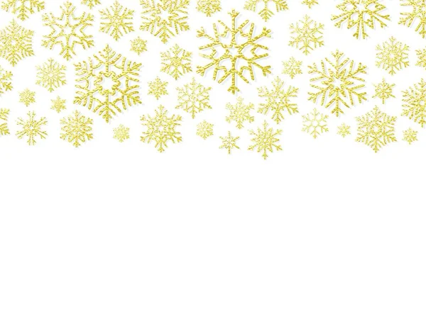 Fond Noël Avec Flocons Neige Illustration Vectorielle — Image vectorielle